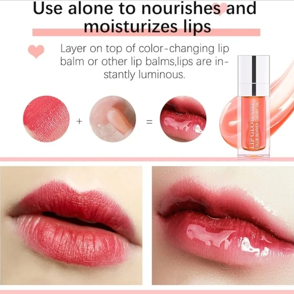 Dior Addict Lip Glow Oil 062 Bronze Glow - Cherry Oil New - Picture 4 of 11